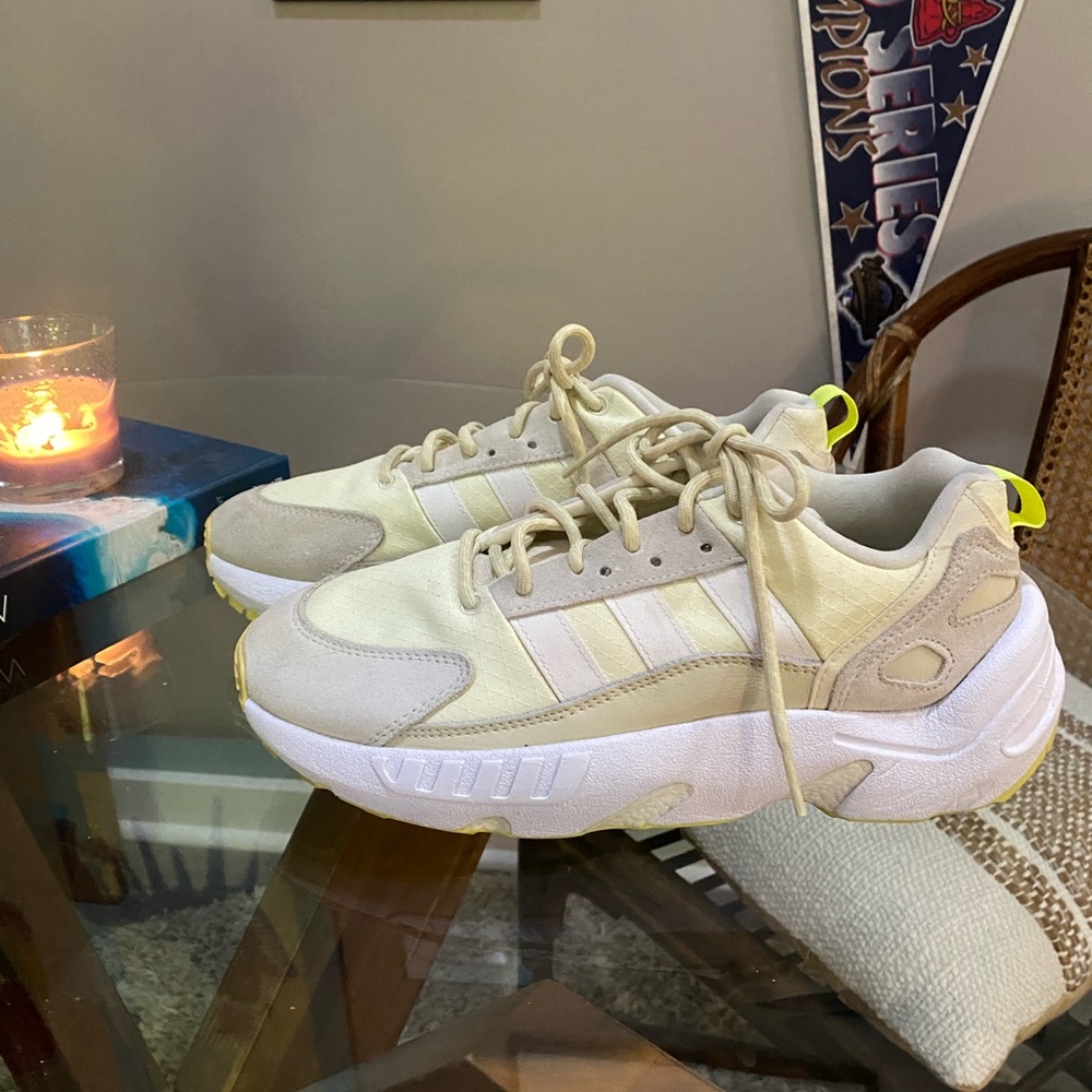 Adidas ZX22 Boost - Tan and Pale Yellow - Women’s 8